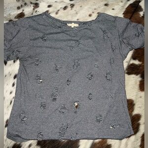 Distress Buckle T-Shirt